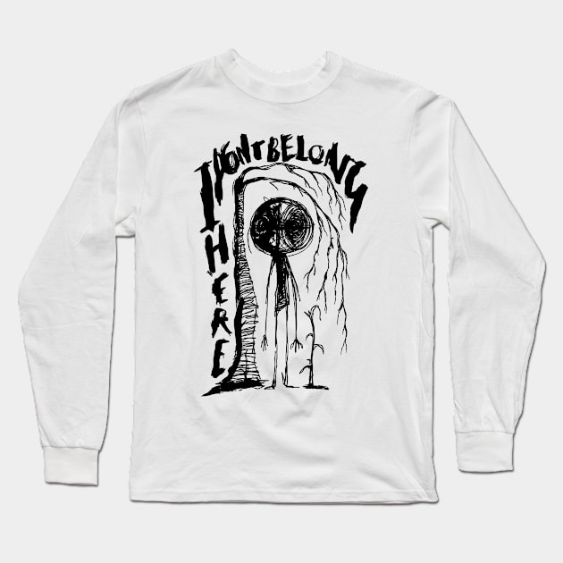 Creep - Illustrated Lyrics Long Sleeve T-Shirt by bangart